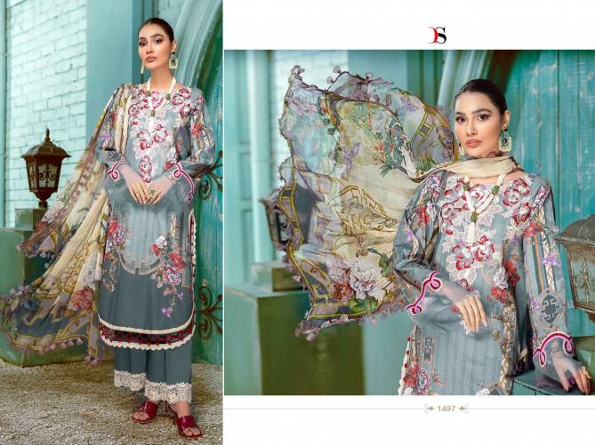 Deepsy Firdous Lawn 22 Vol 4 Festive Wear Cotton Embroidery PakistaniSuits Collection